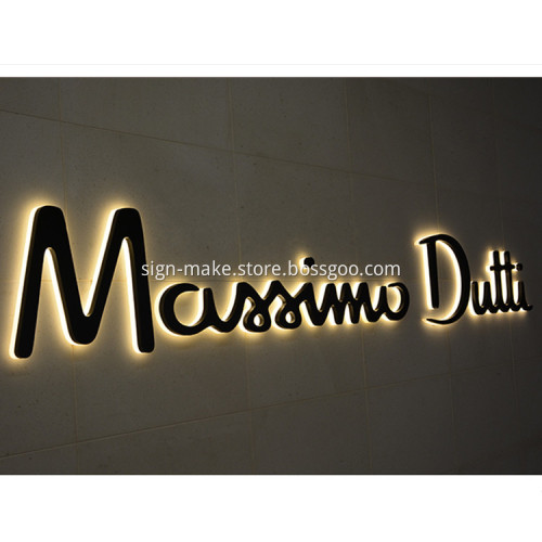 Large Backlit Sign Lighted Letters LED